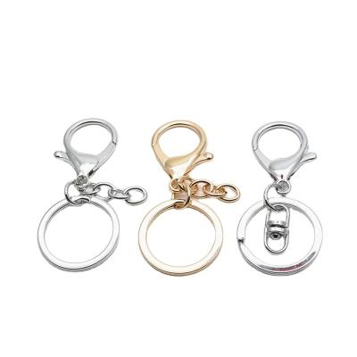 China Simplicity GC220406 Lobster Clasp Key Chain Golden Universal Key Chain With Turn Buckle Diy Jewelry Accessories for sale