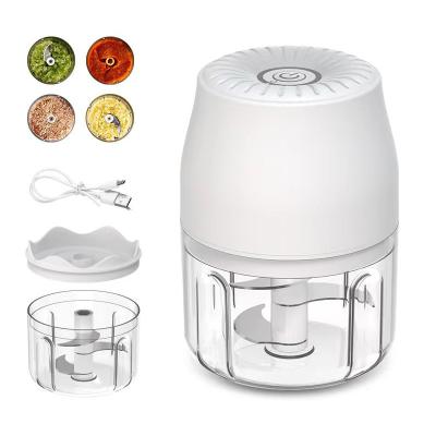 China Mini Portable Electric Multifunction Rechargeable Stocked Food Processor for sale