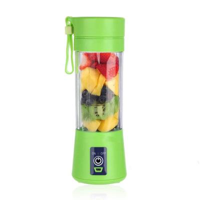 China Protable Rechargeable Personal Juicer 380ml Mini Juicer Blender 6Blades Fruit Blender for sale