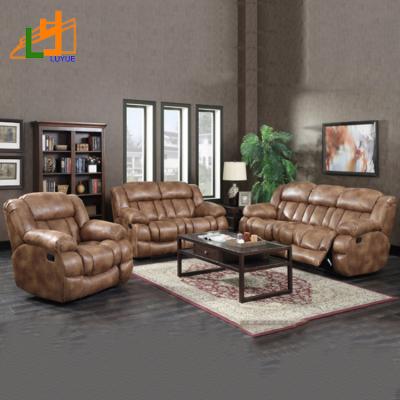 China Latest 6 seater living room sofa set design corner modular living room furniture sectional sofa recliner for sale