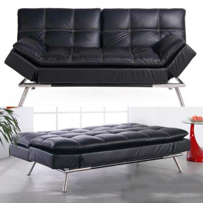 China Factory Adjustable (Height) Luxury Multifunctional Genuine Leather Hotel Furniture PU Folding Sofa Bed for sale