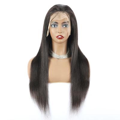 China Silky Straight Wave 13x4 HD Lace Front Human Hair Wigs Brazilian Straight 150% 180% 200% Human Hair Lace Wigs For Black Woman for sale