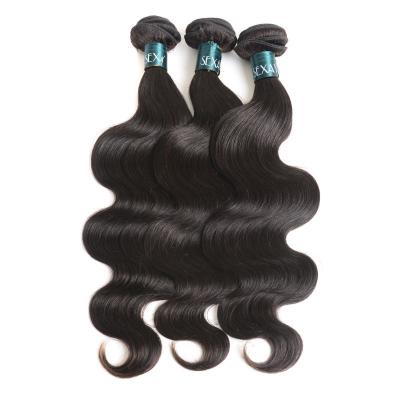 China Silky Straight 30 40 Inch Body Wave Hair Bundles Natural Cheap Color Remy Cuticle Aligned Human Hair Weave Bundles Extensions for sale