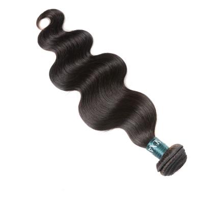 China Body Wave Cheap Sew In Body Wave Hair Bundles And Brazilian Headbands, Wavy Black Hair Extensions 9A Virgin Hair India for sale