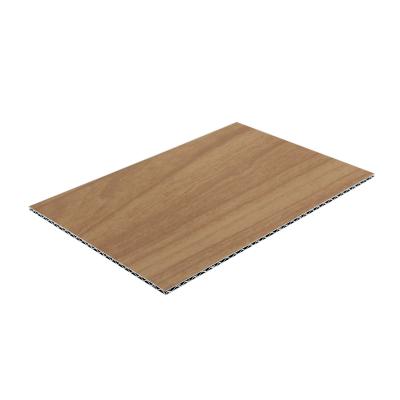 China Modern Composite Facade Panels 4 Mm Non-Combustible Building Office Building Wall Cladding Aluminum Wood PE PVDF Bundle ISO9001 for sale