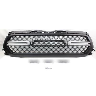 China Car Accessories ABS Modified Grills Painted With Front Grill Led For Ram 1500 2013-2015 For Navara NP300 for sale