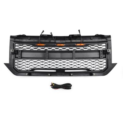 China Changzhou Factory Auto Accessories Car Plastic Front Grille With Led Auto Grill For Chevrolet Silverado 2016-2018 for sale