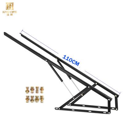 China Modern 110cm Length HY-QF4005 Support Bed Lifter Pneumatic Bed Frame Hydraulic Support Furniture Hardware for sale