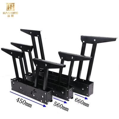 China Modern Hot Sale HY-FQT106 Folding Dinner Table Lift Mechanism Iron Coffee Table Furniture Rise Hardware for sale