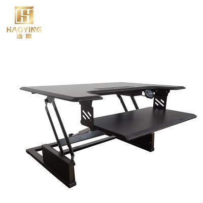 China Adjustable easy operation desktop motor rising table HD-78E and automatic adjustable electric desktop table for sale