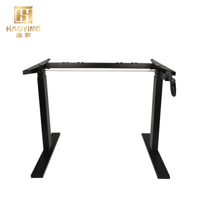 China Adjustable Legs A12 (Height) Desk Height Crank Frame Manual Adjustable Height Table Legs for sale