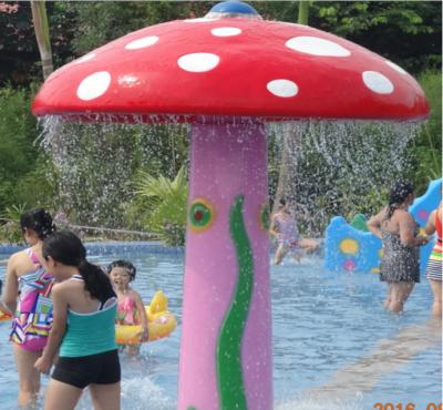 Chine Le groupe de champignon badine l'équipement de parc de jet, décoration adaptée aux besoins du client de fibre de verre pour le parc aquatique à vendre