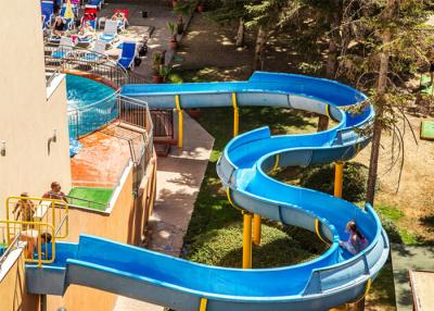 China Tobogán acuático Aqua Theme Park Equipment de la fibra de vidrio de la diapositiva del parque del agua del centro turístico del hotel en venta