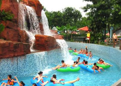 China Breite des Freizeitpark-Wasser-Park-fauler Fluss-sich hin- und herbewegende Floss-Freizeit-Pool-2-5m zu verkaufen