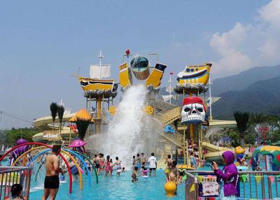 China Aqua-Haus-Spielplatz-erwachsenes Freizeitpark-Piraten-Schiff/Unterhaltungs-Wasserrutsche zu verkaufen