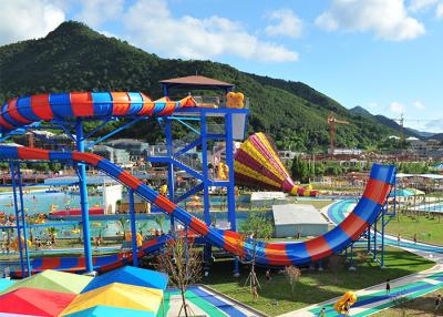 China Parque comercial del agua del tema del tobogán acuático del bumerán de la fibra de vidrio estupenda del tobogán acuático en venta