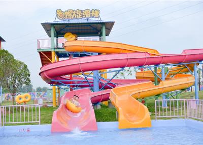 China Fiberglas-gewundener Dia-Wasser-Pool-Dia-Spielplatz im Freien für Vergnügungspark zu verkaufen