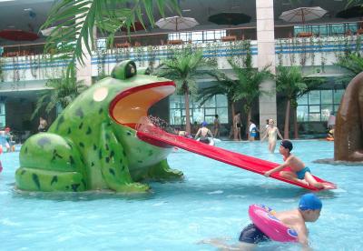 Chine La glissière d'eau de grenouille badine l'équipement de terrain de jeu de l'eau pour la piscine à vendre