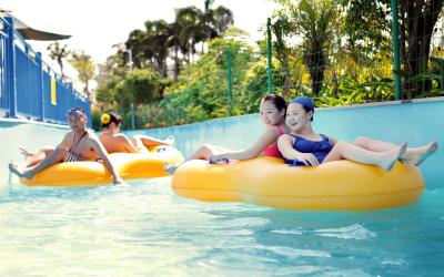 China Family Water Park Lazy River waterglijbaan voor kinderen ouder dan 10 jaar oud Te koop