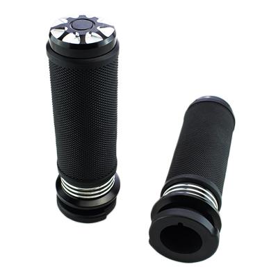 China Protect the stem and reduce damage while delighting custom universal 1 inch motorcycle handlebar grips 25mm aluminum alloy grip handles for sale