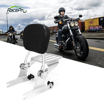 China Adjustable Detachable Passenger Sissy Bar Backrest Motorcycle Detachable Passenger For Harley Davidson Dyna 2006up for sale