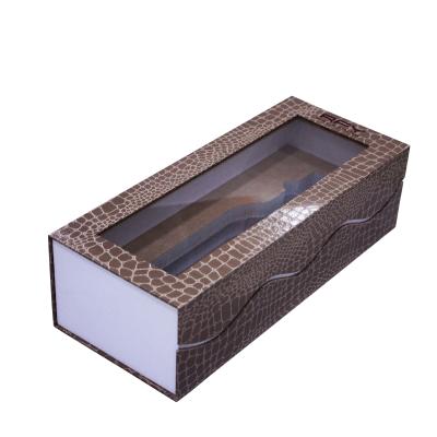 China Handmade Luxury Paper Wine Cardboard Single Glass Magnetic Box for sale