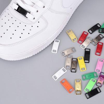 China Wholesale Custom Eco-firendly Logo AF1 Sneaker Shoe Buckles Metal Lace Charms Decorations Shoe Buckles For Men Women Shoes for sale