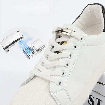 China Portable Shoes Accessories Buckles Hardware Magnet Laces Metal Buckle Shoes Decoration for sale