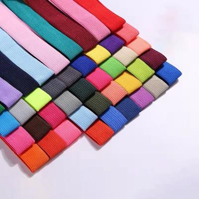 China Viable Custom Made Latex Yarn Dark Color Waist Security Webbing Elastic Band for sale