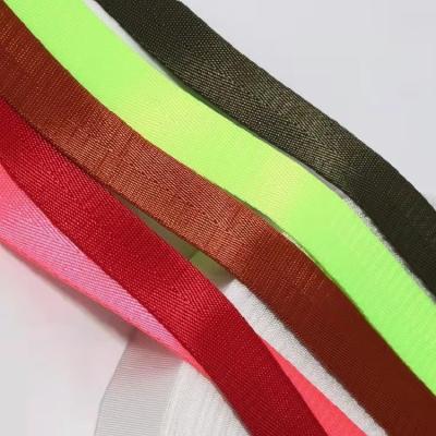 China New Durable Herringbone Goods Fabric Ribbon Webbing And Bags Twill Straps for sale