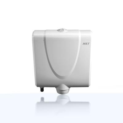 China HS104 WC Modern Flush Plastic Toilet Cistern Double Wall Hung PP Toilet Flush Double Cistern for sale