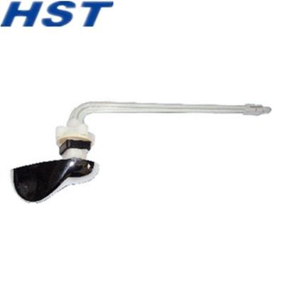 China Hand Operate High Quality HB107 1.6*1.6cm ABS Chrome Head Side Bracket Single Left Toilet Lever for sale