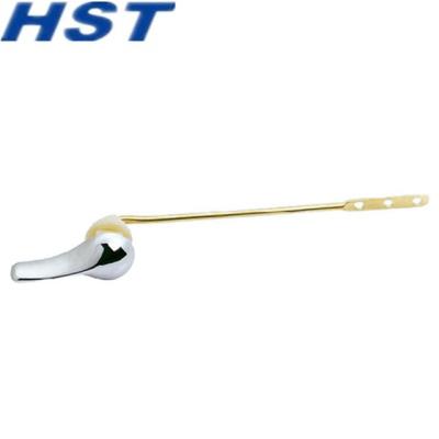 China Hand Operate HB104 1.6*1.6cm High Quality Zinc Alloy Chrome Head Side Bracket Single Left Toilet Lever for sale