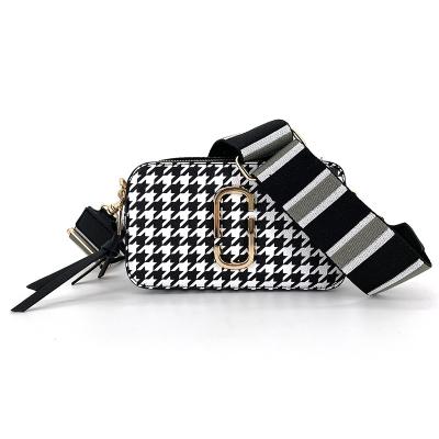 China Fashion Houndstooth Color Messenger Bag Square Shape Handbags Cross - Body Bag Ladies for sale