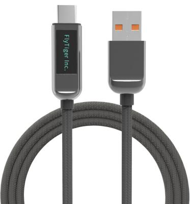 China High Speed ​​Charging Fast Charging Led Display Screen USB Data Cable For Devices 25W PD Type C Charging USB Cable for sale