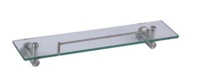 China Glass Shelf with rail 83010-Round & SS 304&Brush&Polish for sale