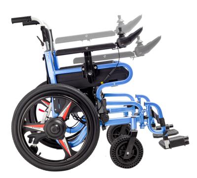 China Lightweight Aluminum Alloy Folding Electric Wheelchair For Disabled, A New Lightweight Cheap Price Wheelchair For Handicapped for sale