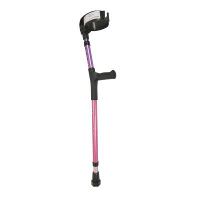 China Medically Adjustable Aluminum Alloy Aluminum Forearm Elbow Walking Crutches For Disable for sale