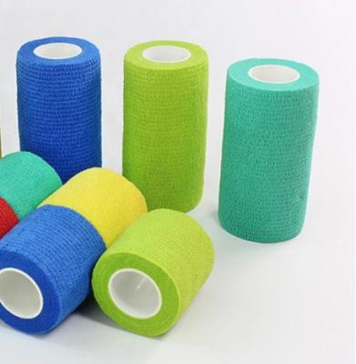 China Cotton Wound Dressing Non Woven Surgical Bandage Revealed Self Bandage Adherent Bandage Cohesive Elastic Wrap for sale