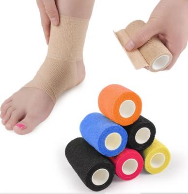 China Breathable Self Adhesive Non Woven Cotton Physiotherapy Elastic Wound Dressing Bandage for sale