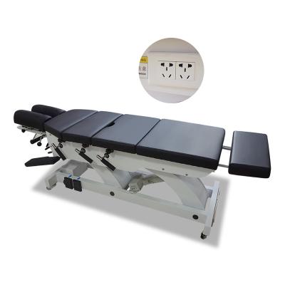 China Factory Direct Supply Acrylic Exam Couch Physiotherapy Table Chiropractic Clinical Electric Infrared Heating Portable Table for sale