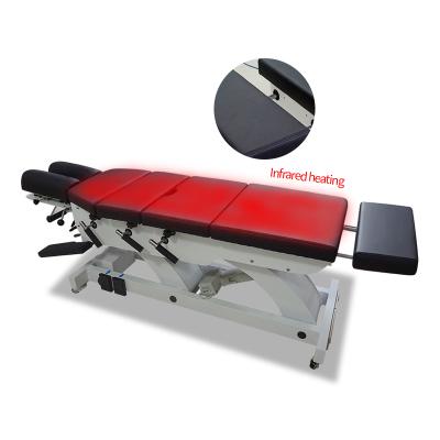 China Factory Outlet 6-Section Examination Couch Acrylic Physiotherapy Table Portable Chiropractic Table for sale