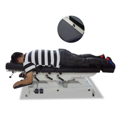 China Factory Price Clinical Wholesale Acrylic Examination Couch Physiotherapy Table Chiropractic Electric Infrared Heating Portable Table for sale