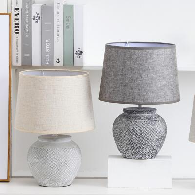 China Lighting Newest Functions Art Decoration E27 Bedroom Reading Lamp Modern Ceramic Table Lamp Desk Lighting Lamp for sale