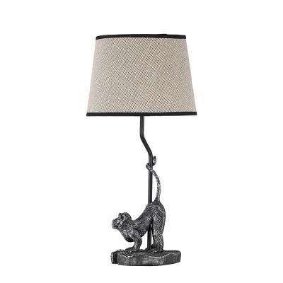 China Bulk Cheap Silver Monkey Design New Resin Desk Lamp Functions Modern Hotel Table Lamp Lighting For Living Room for sale