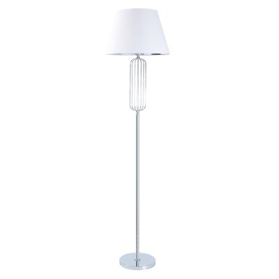 China Modern Modern Accent Reading Iron Standing Lamp Tall Light Living Room Lighting Floor Lamp White Shape for sale