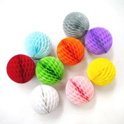 China Wedding Decoration, Tissue Paper, Pom Poms Honeycomb Paper Balls Decorative for sale