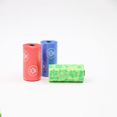 China BIODEGRADABLE Pet Stool Bags Dog Residue Bags Outdoor Bag Biodegradable Waste Bags for sale