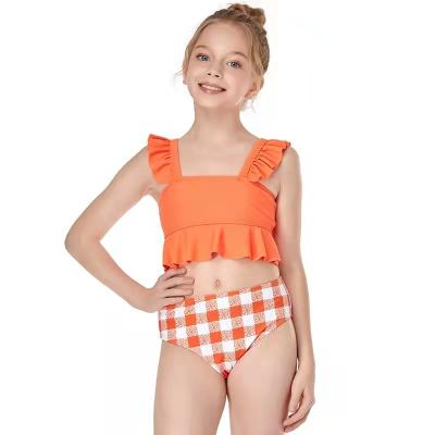 China 2022 New Hive Strap Antibacterial Children's Swimwear European And American Swimwear Manufacturers Wholesale Girls Swimwear for sale