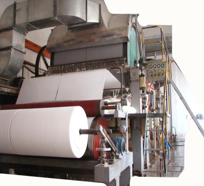 China Virgin Pulp And Recycling Paper Tissue Paper High Speed ​​Paper Machine For Paper Mill for sale